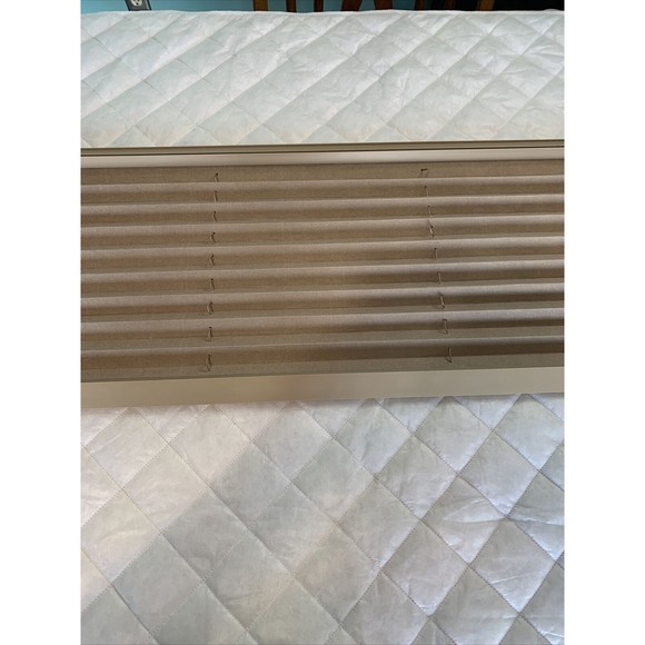 UNITED SHADE 38’’ W X 17’’ H 1" PLEAT SAHARA COLOR RV PLEATED SHADES NEW 😀 - Picture 6 of 14